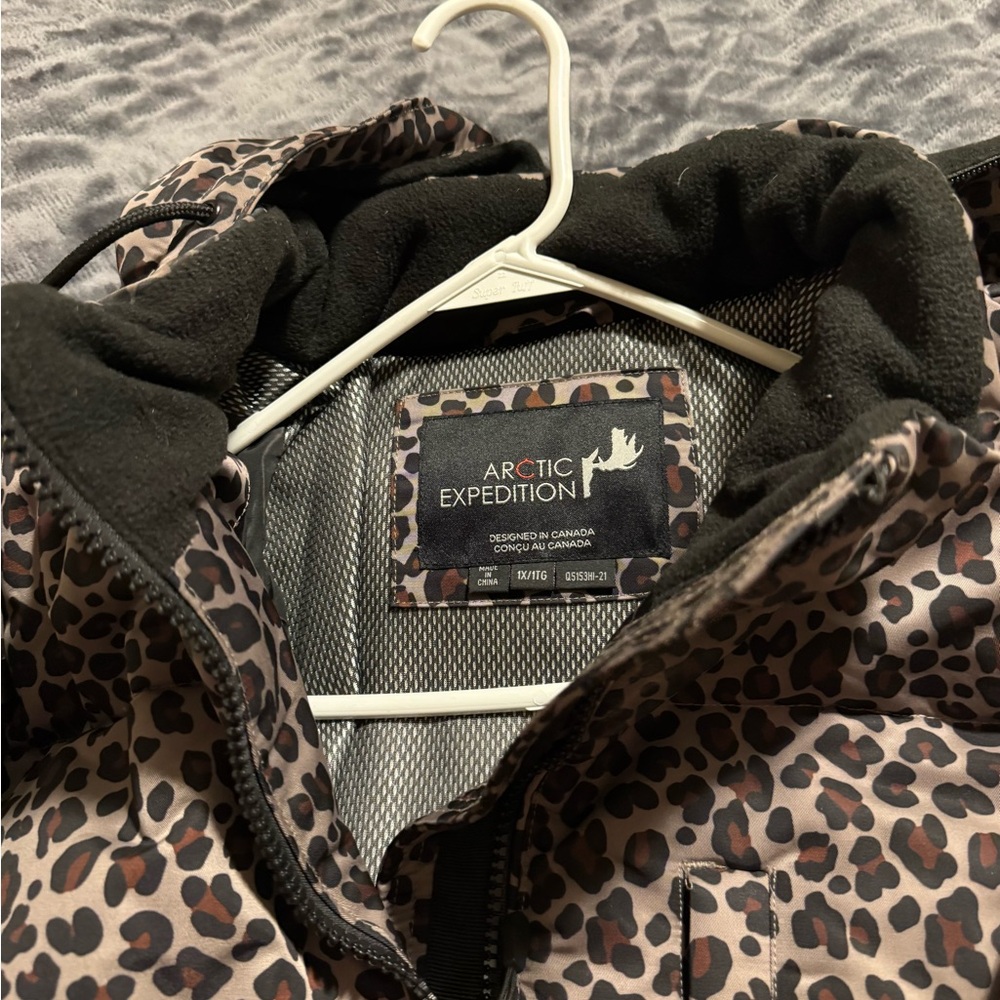 Arctic Expedition Leopard Print Jacket